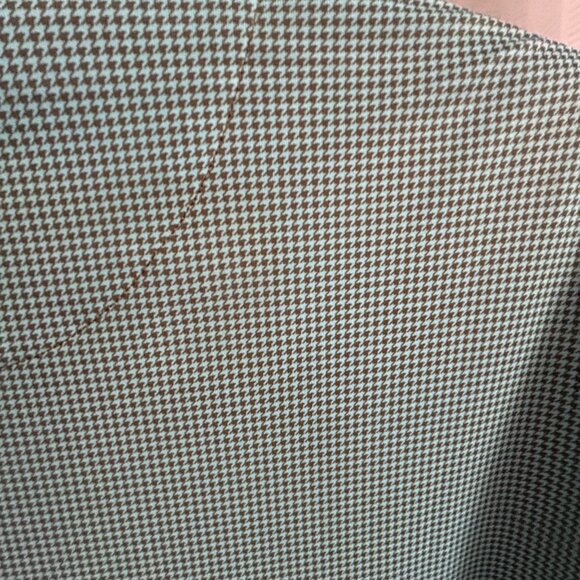 Men's Peter Millar Butler CC Logo Windbreaker Teal & Brown EUC - Picture 3 of 8